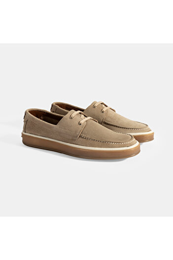 Desa Men's Mink Lace-Up Suede Shoes