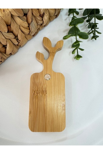 zezedesing Leaf Figured Bamboo Magnet Bottle Opener