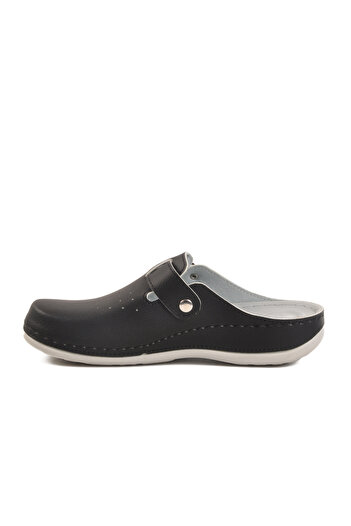 AYAKMOD Black Anatomical Men's Sabo Slippers 52.002 m