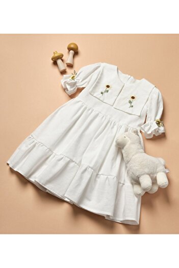 Pinkitokids Lena Girl's Dress-Short Sleeve