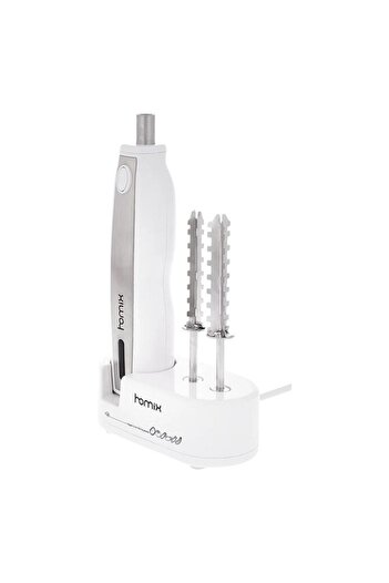 Generic homix Rechargeable Vegetable Corer White and Silver