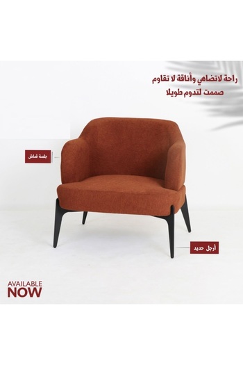 rexa Luxury Accent Chair with Supportive Backrest
