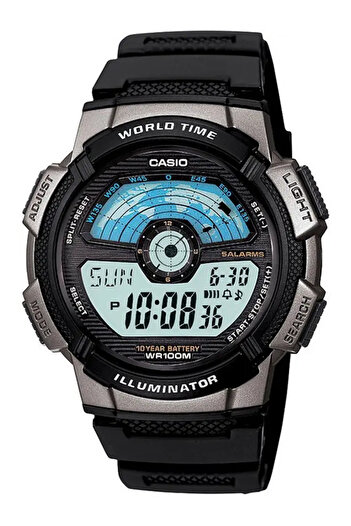 Casio Youth Series Digital Grey Dial Men's Watch - AE-1100W-1AVDF(D085)