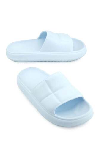 TECOS Women's cloud slippers, Tecos®, size 39, blue, 24.5 cm, soft and durable EVA material