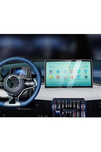 BYD E2 2021 navigation screen + watch display protective film King Protection