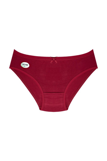 BUTİK1AVM Women's Bamboo Panties 100% Bamboo Ultra Stretchy Soft Textured Mixed Color