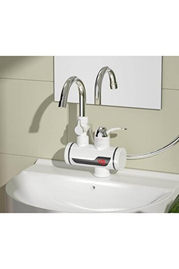 Generic Electric Faucet with Instant Hot Water Shower, Fast Heating, for Bathroom, Kitchen