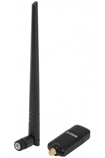 D-Link Dwa-185 لاسلكي ثنائي النطاق AC1200 ميجابت في الثانية، محول هوائي USB 3.0 عالي الكسب 5 ديسيبل