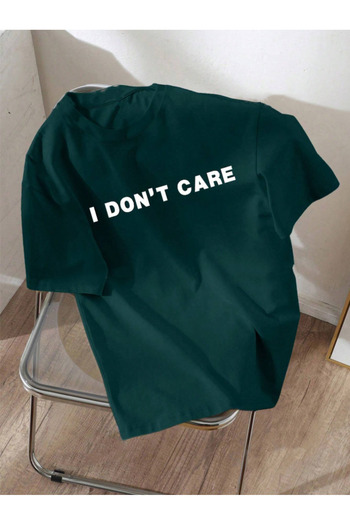 COHERENT Unisex Men/Women Dont Custom Printed Oversize Cotton T-Shirt