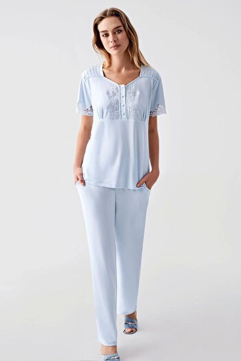 Kocabey 322 Women's Pajama Set with Dressing Gown