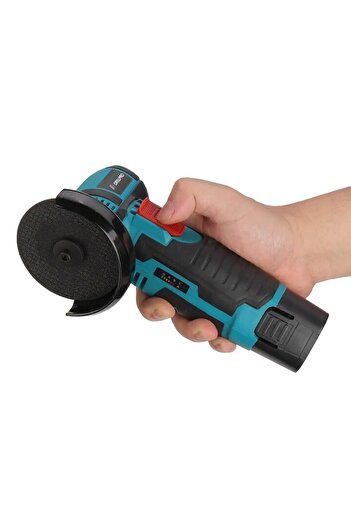 Generic Polizor electric, 19500 rpm, fara perii, fara fir, 18 V, 2 baterii, metal, albastru