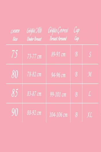 Yeni İnci Thin Strap No Underwire No Support Laser Cut Bra