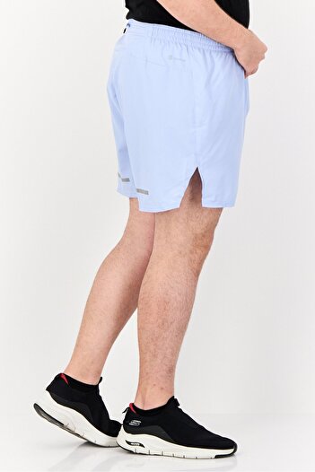 adidas Men Sportswear Fit 5 Inseam Training Shorts, Light Blue