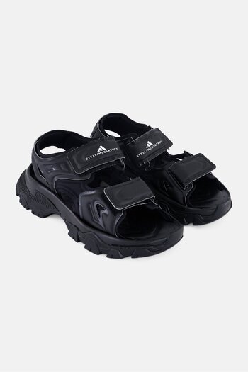 adidas by Stella McCartney Women SMC Hika Velcro Closure Outdoor Sandal, Black