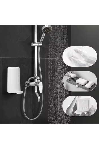 Monte Lua Μύλος σαπουνιού Mold Soap Dispenser, δεν απαιτείται διάτρηση, μύλος σαπουνιού, λίμα σαπουνιού, τοποθέτηση στον τοίχο,