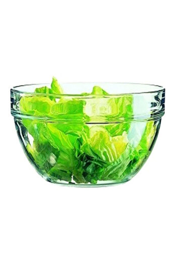 Luminarc Premium Tempered Glass Stackable Salad Bowl Clear 20cm