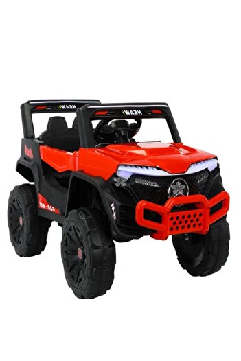 rexa Bang Toys Duna 12V Electric Ride-On Jeep for Kids – Rechargeable Battery, Remote Control, LED Lights