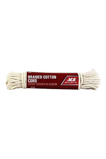 ACE Cotton Drapery Rope White 9/16inch