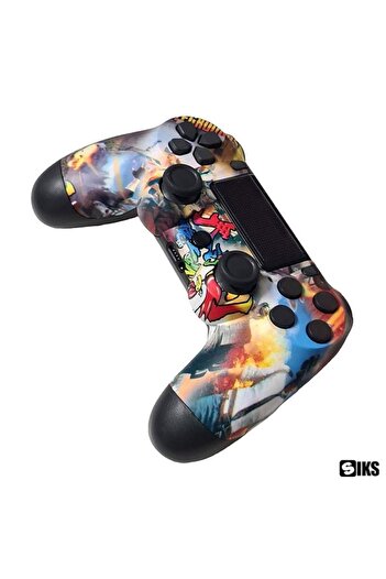 SIKS PS4 compatible controller SIKS wireless, USB charging, Graffiti Drawings, Model 5