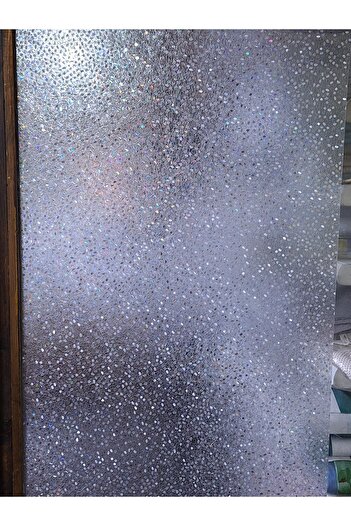 Başak Ev Tekstili Window Film Covering Static Foil Frosted Patterned Shower Cabin Window Office Decoration