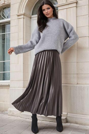 NEW LAVİVA Women's Long Skirt - 700-K7605