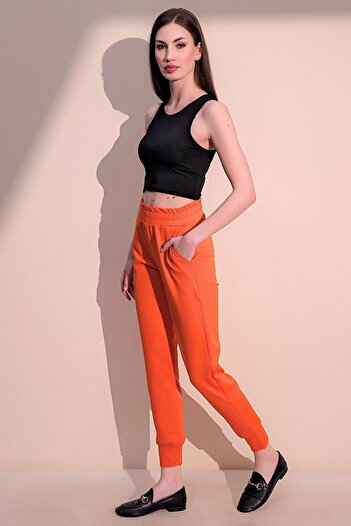 NEW LAVİVA Women's Orange Tracksuit - 700-3325