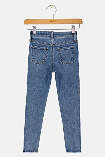 GAP Kids Girl Washed Stretchable Denim, Blue