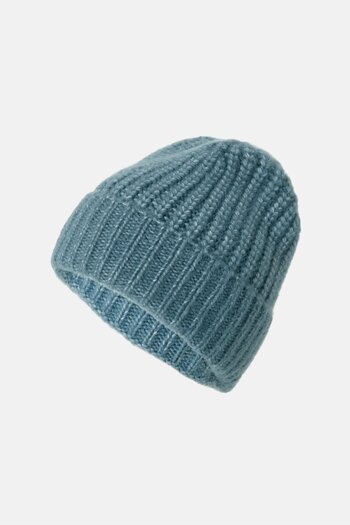 Tchibo Women Knitted Beanie Hat, Blue