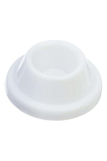 Generic ACE 2-Piece Wall Mounted Door Stop White 1 x 1-7/8inch
