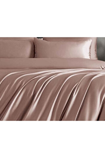 Primavera Home Double bed linen, 4 pieces, Finet Satinat, Fitted sheet 180x200cm, Powder Pink