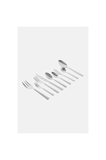 Generic GIBSON 24-Piece Prato Dishwasher Safe Stainless Steel Flatware Set Silver 105922.24