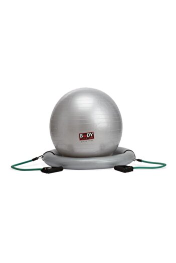 Generic BODY SCULPTURE Pilates Core Ball with Pump Silver 26.65cm