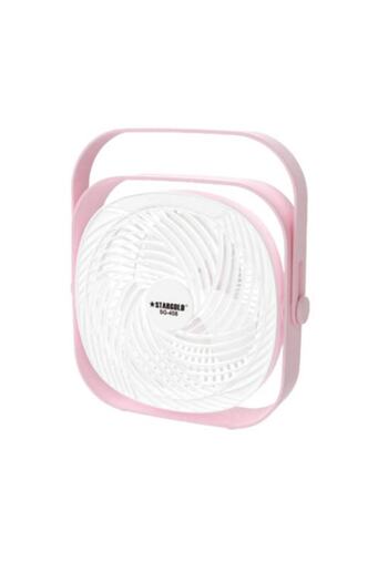 Generic STARGOLD 6 Inch Rechargeable Mini Fan with LED Light & USB – Pink