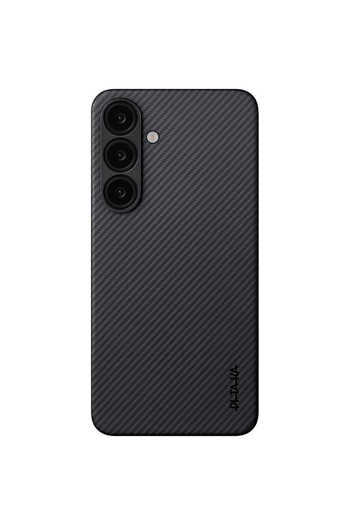 PITAKA Προστατευτική θήκη MagEZ 6 από αραμίδιο για Samsung Galaxy S25, μαύρη / γκρι