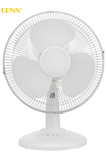 Denx 3-blade electric table fan, 45 watts, with 3 speeds DX2546 white