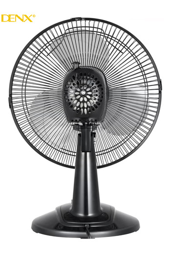 Denx 3-blade electric table fan, 45 watts, with 3 speeds DX2546 black