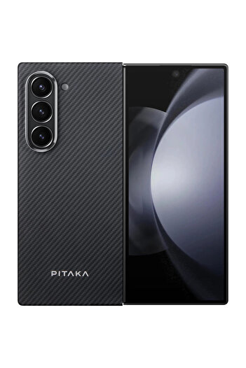 PITAKA MagEZ 5 600D εξαιρετικά λεπτή προστατευτική θήκη για Samsung Galaxy Z Fold 6, μαύρη/γκρι