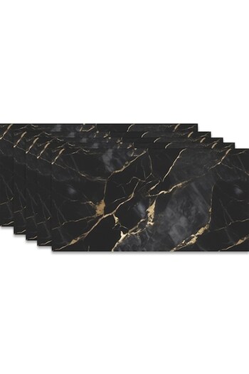 HOZRO Set 220 x Self-Adhesive Marble-Like HOZRO Tiles, Premium Model, for Walls, Covers 39.6 sqm, Modern D