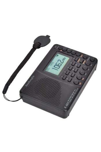 Generic راديو ومسجل رقمي محمول بمنفذ USB MP3 HRD-603 أسود