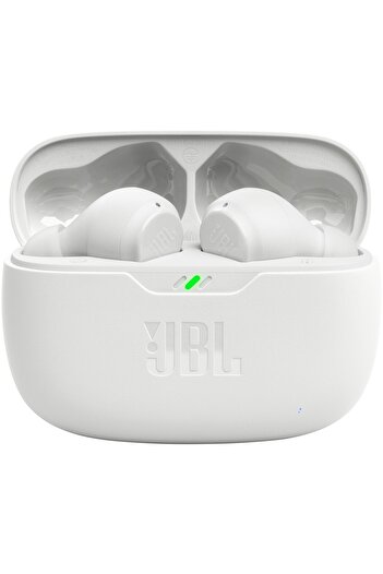 JBL Casti In-Ear JBL Wave Beam, True Wireless, Bluetooth, Deep Bass, Carcasa de incarcare, White