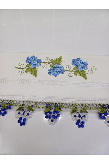Butik Hand Knitted Lace Hand Towel