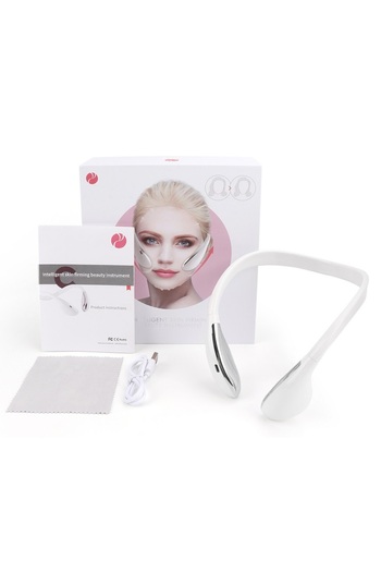 Influential Tech V Ultra, Face Slimming, Lifting, EMS, Massage, Blood Circulation, White, 400mAh