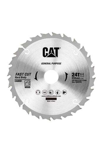 Caterpillar CAT DA08001 TCT Circular Saw Blade- General Purpose 24T Ø184mm 7-1/4”