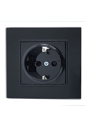 OEM Simple black socket with glass frame
