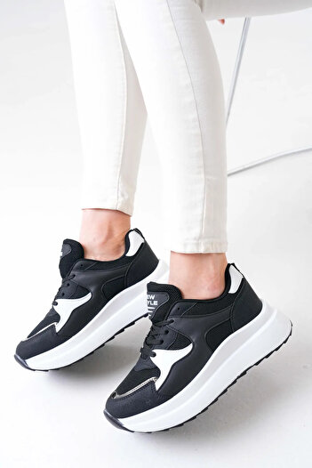 ayakkabıhavuzu Zerenyus Women's Comfortable Premium Daily Sports Shoes High Sole