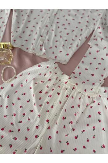 MH Moony Homewears Arrow Crop Top Shorts Bottom Pajama Set
