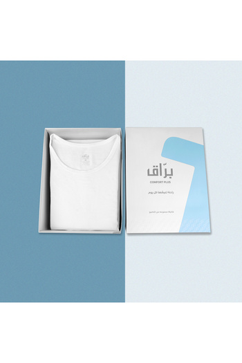 Barraq Comfort Round Neck Shiny T-Shirt