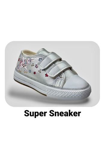 JOJO KIDS Girl's unicorn light-up sports shoes, orthopedic velcro sneakers.