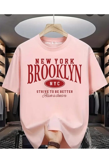 New Shine 1 T-Shirt Is a Gift for Purchases of 6 or More in the Cart - Brooklyn New York Printed Oversize T-Shirt