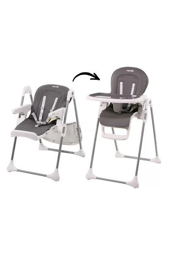 NANIA NANIA DINING CHAIR, WHITE, GREY